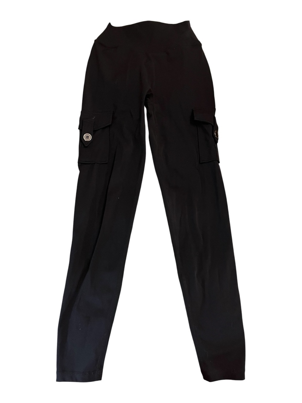 YEOREO Black Cargo Pocket Leggings